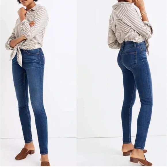 Madewell Denim - Madewell Curvy High-Rise Skinny Jeans in Hayes Wash Size 29 Waist